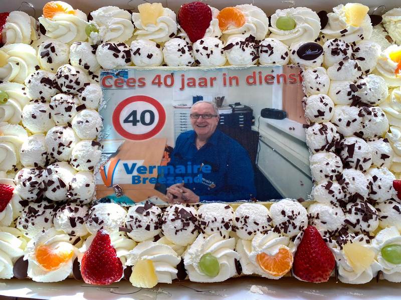 Cees Jansen 40 jaar in dienst. - Vermaire Breezand